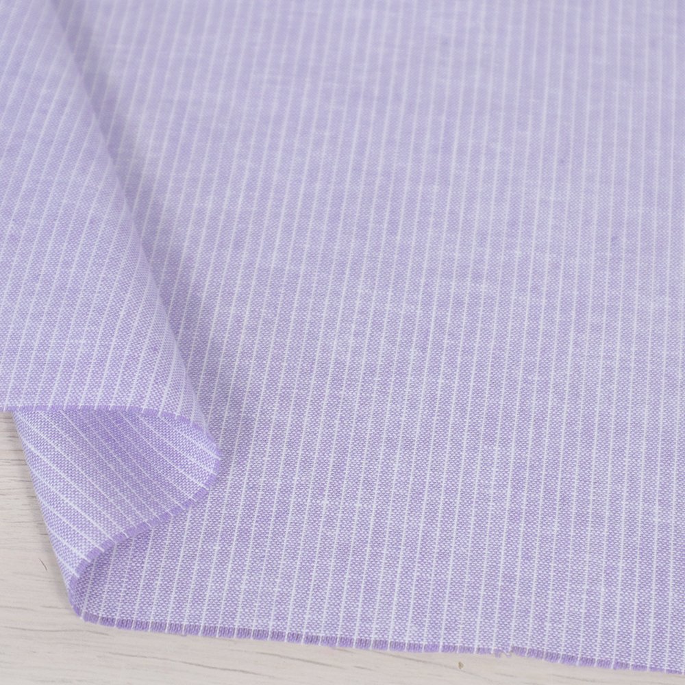 lino-cotone-chambray-righe-viola-23032-043 2 Lino misto cotone chambray a righe viola